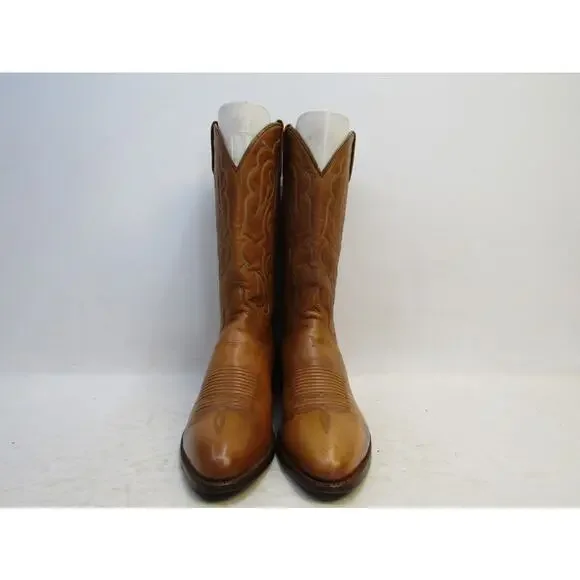 El Dorado Mens Size 11.5 D Brown All Leather Cowboy Western  display picture 1
